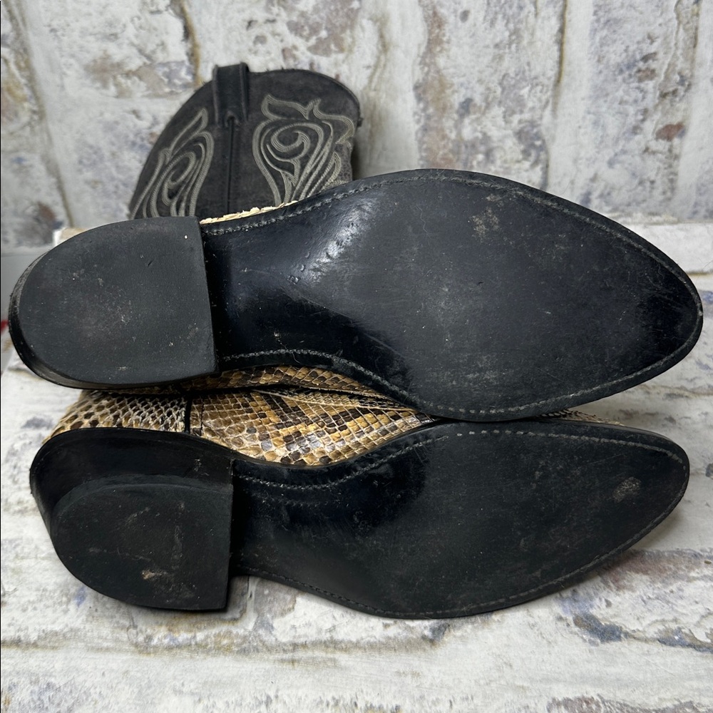 Vintage Laredo Python Western Boots 10ee - image 6